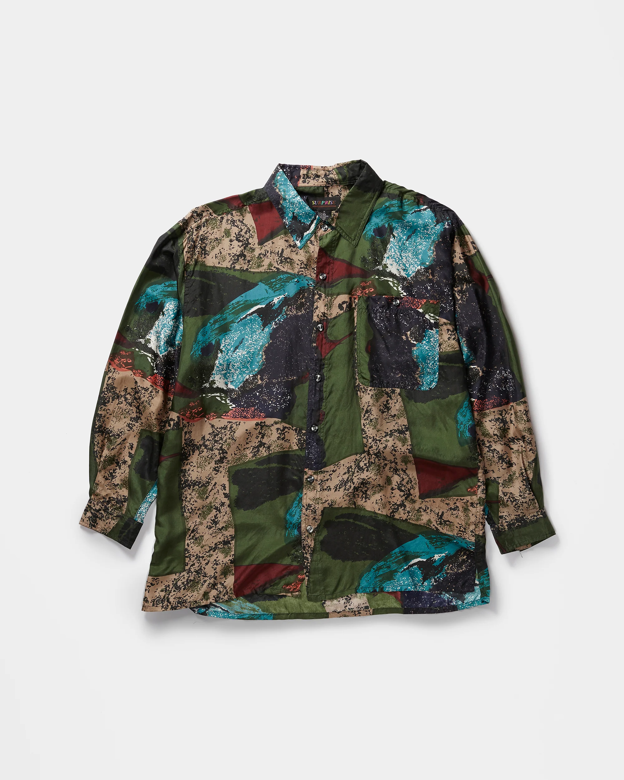 Silk Shirts Long Sleeve Patterned / D - Image 3