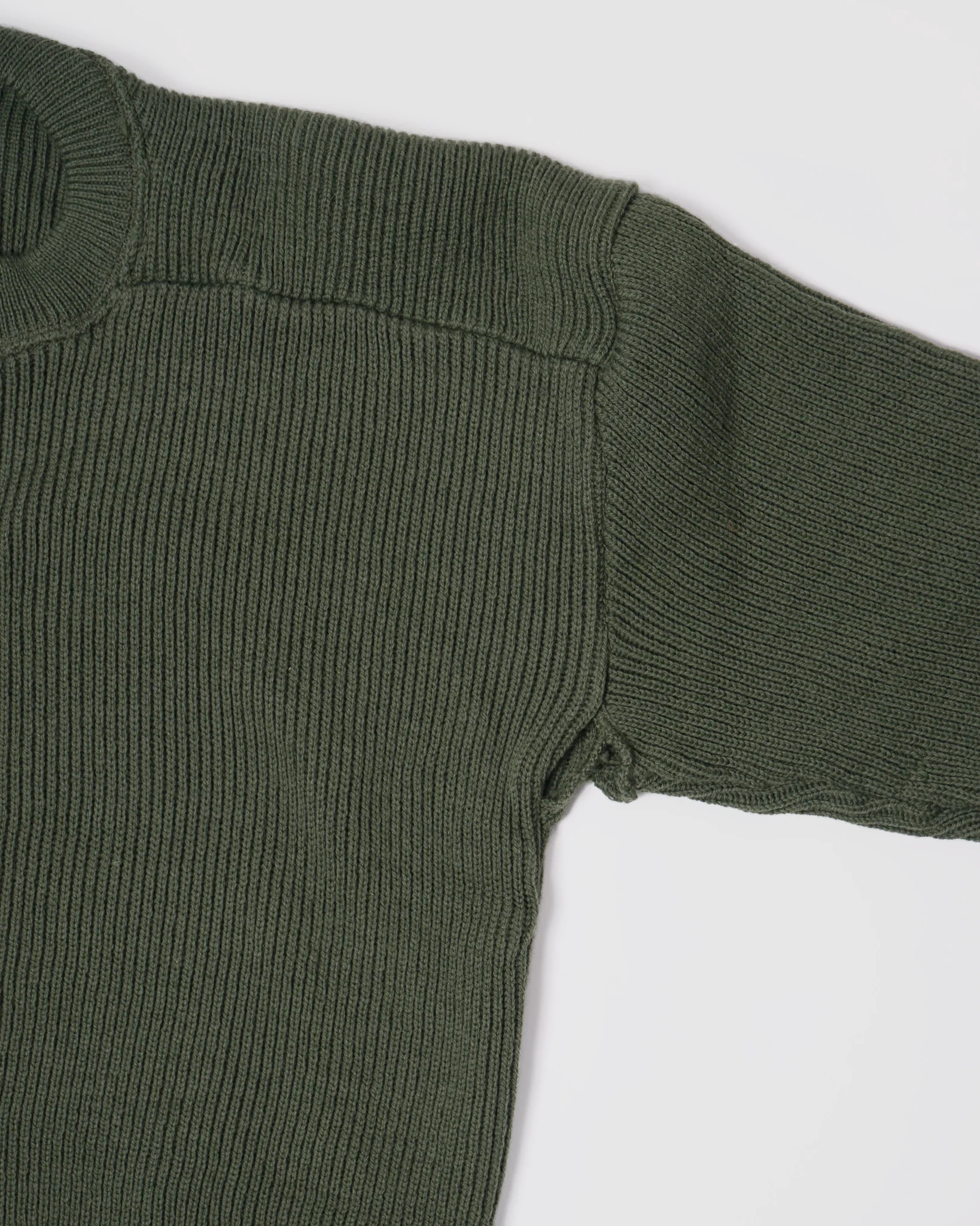 Wool Rib Zip-up Cardigan - Image 10