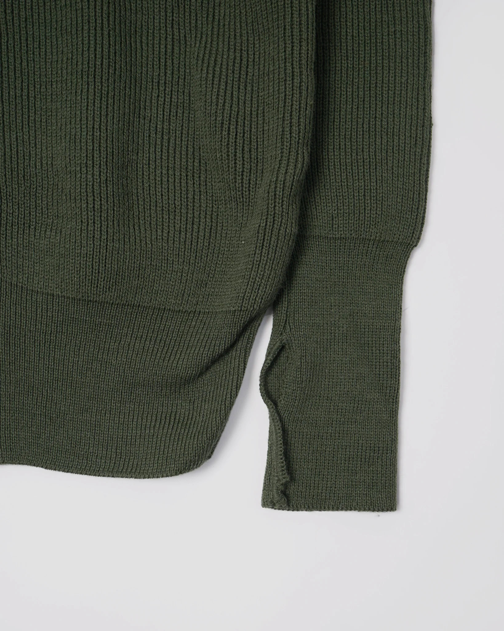 Wool Rib Zip-up Cardigan - Image 8